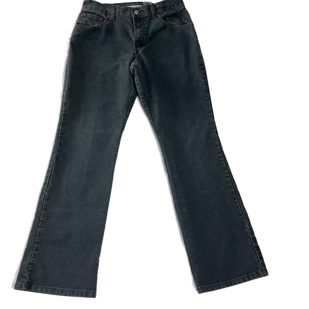 Levis 550 Relaxed Bootcut Corduroy Pants Womens 10 Gray Vintage 31x30